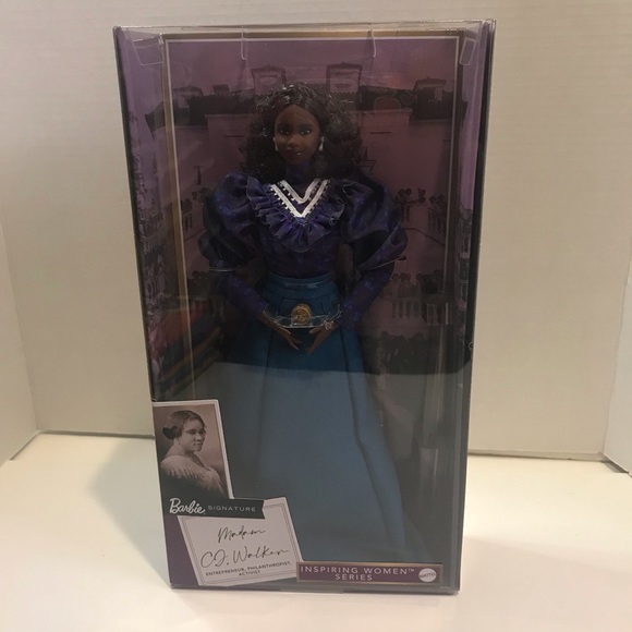 Madam C J Walker Inspiring  Woman Barbie Doll - Picture 14 of 15